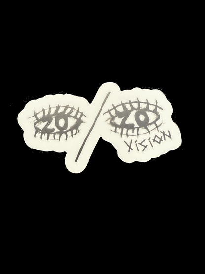 20/20 vision logo sticker